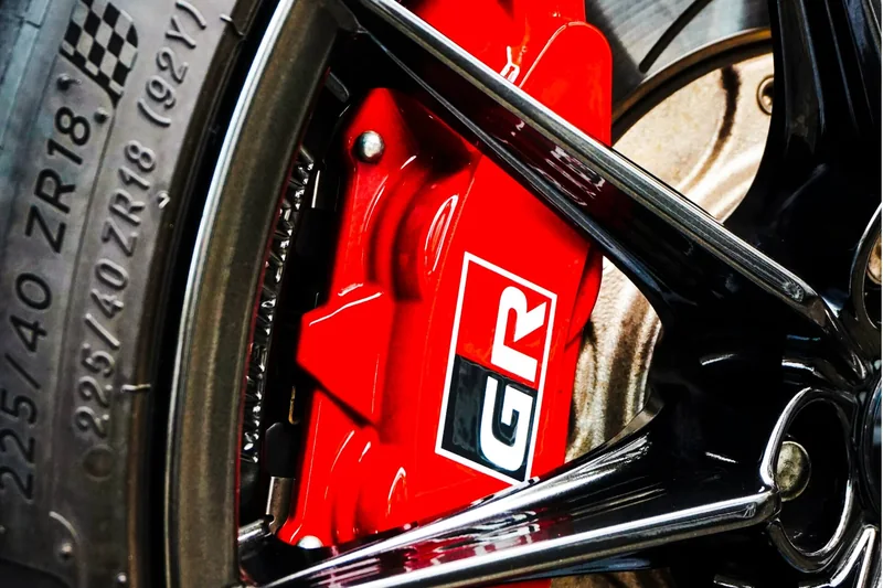 Brake caliper detail